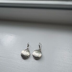 John hardy palu dot drop earrings, sterling silver